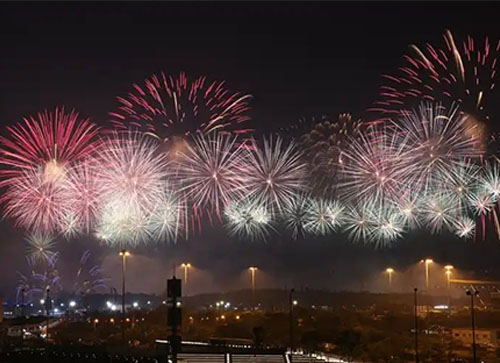 清流县焰火晚会